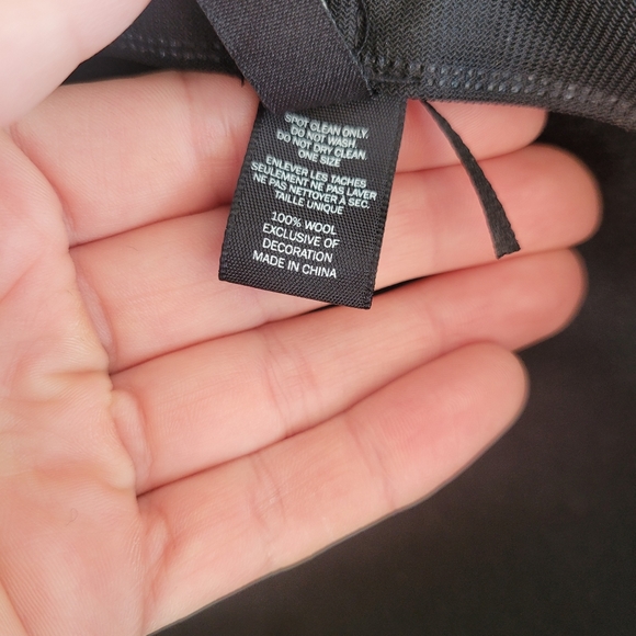 Wool large brim floppy hat - Picture 3 of 4